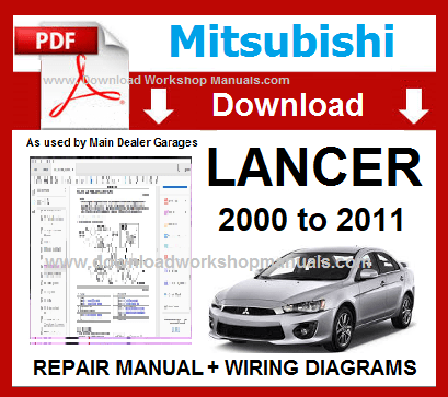 Mitsubishi Lancer Workshop Manual